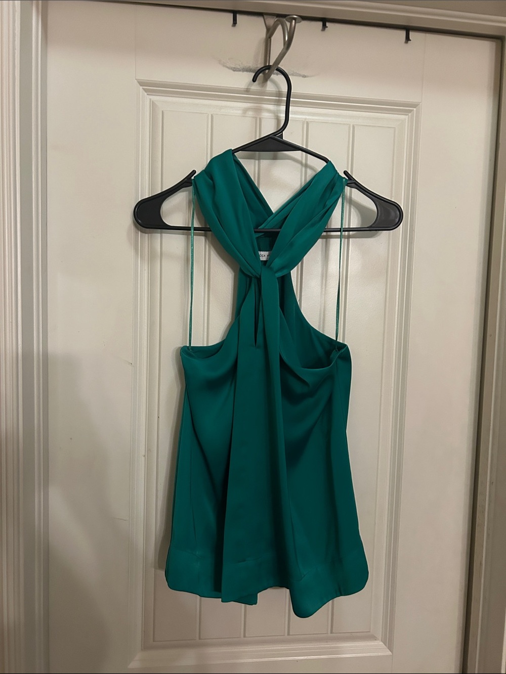 Rebecca Minkoff M green Wrap Halter Top